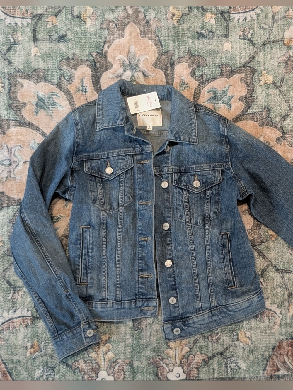 Luck Brand Jean Jacket New Sz Sm
